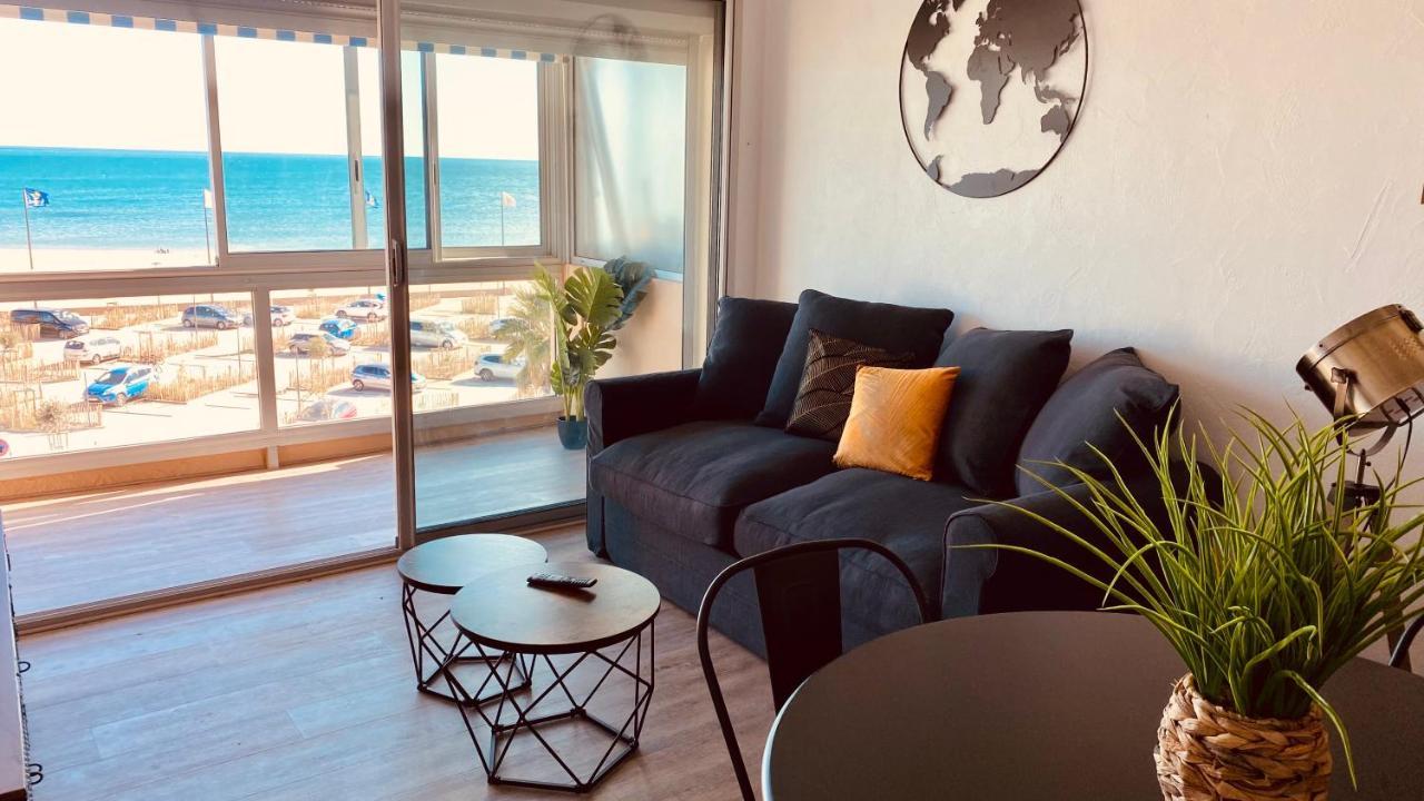 "Chill" Magnifique Vue Sur La Mer Et Le Port Au Coeur De La Ville En Premiere Ligne Canet-en-Roussillon Luaran gambar
