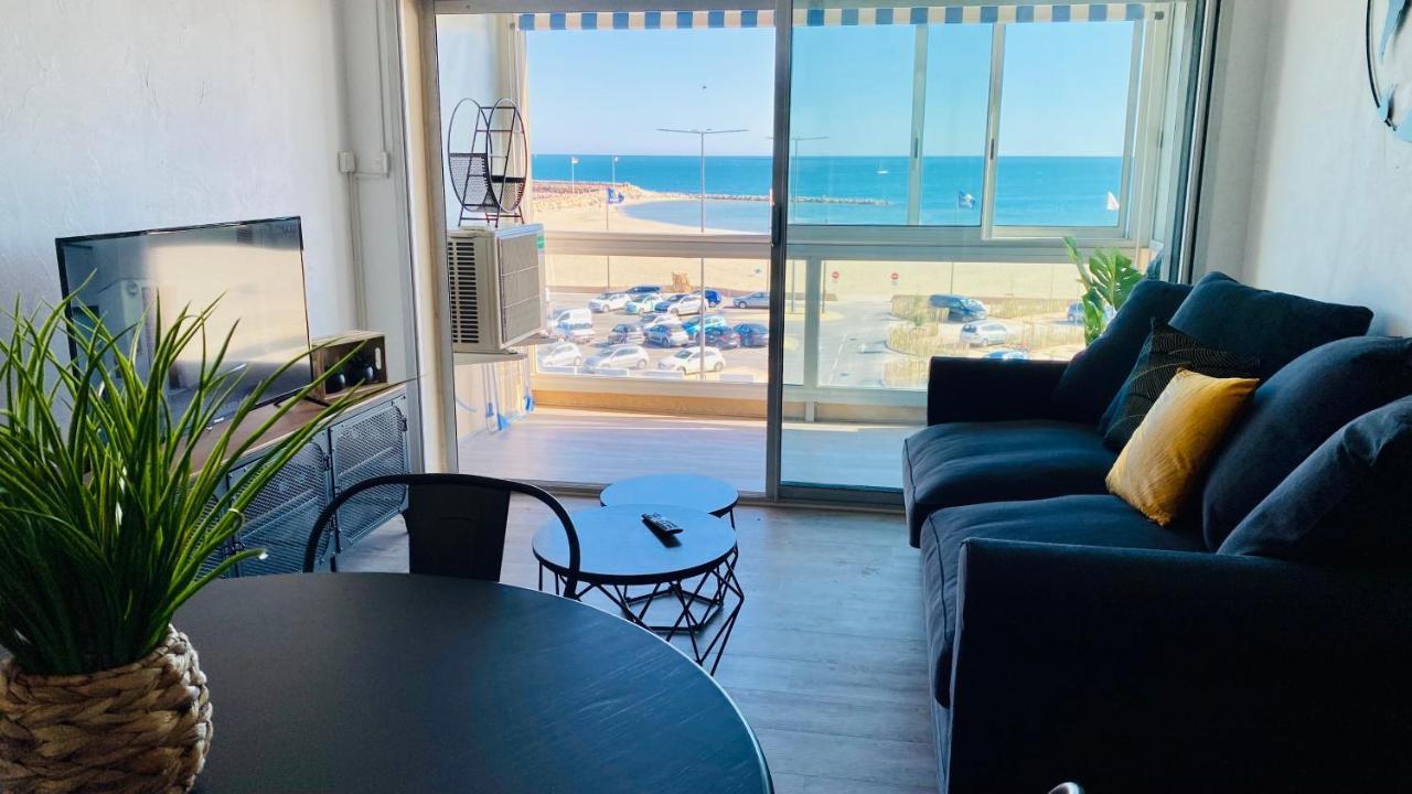"Chill" Magnifique Vue Sur La Mer Et Le Port Au Coeur De La Ville En Premiere Ligne Canet-en-Roussillon Luaran gambar