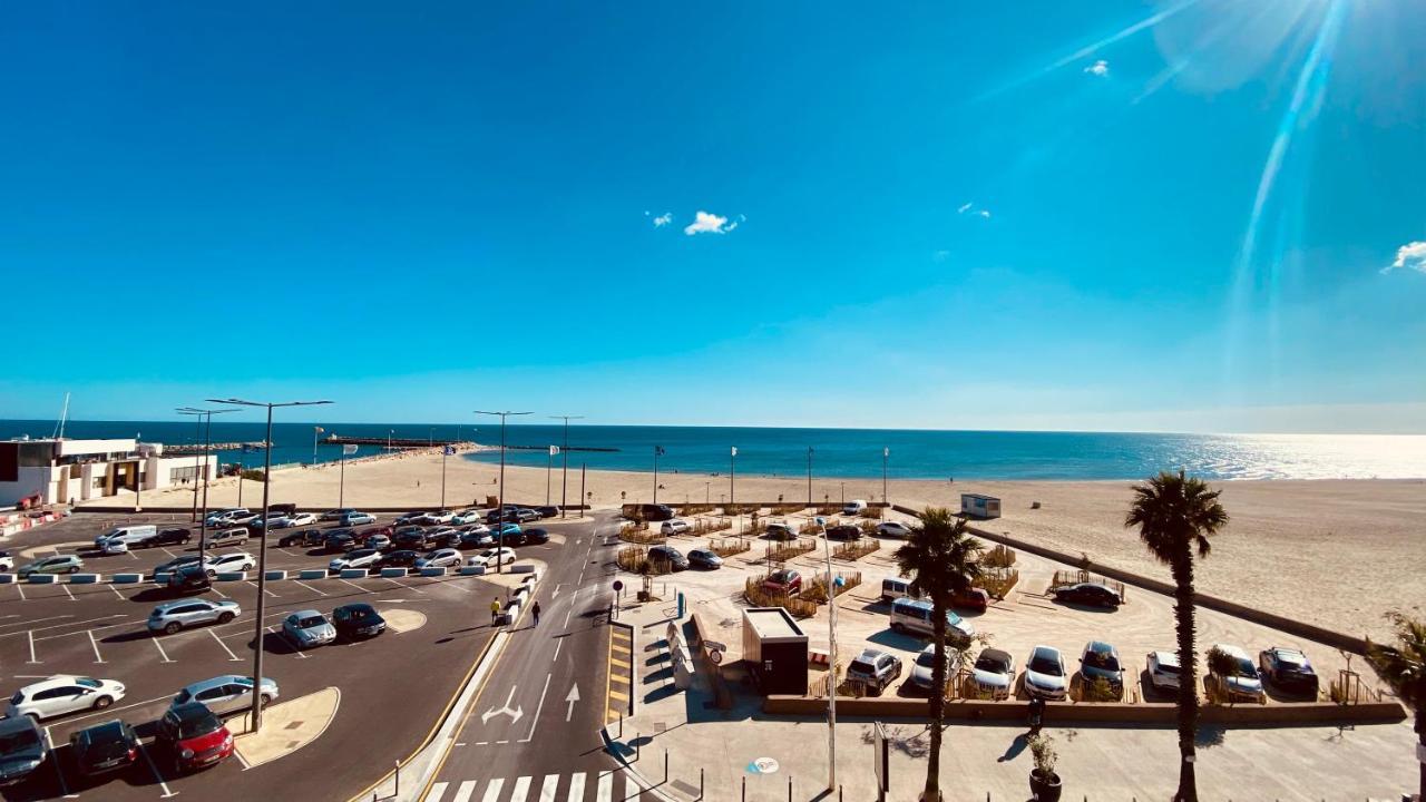 "Chill" Magnifique Vue Sur La Mer Et Le Port Au Coeur De La Ville En Premiere Ligne Canet-en-Roussillon Luaran gambar