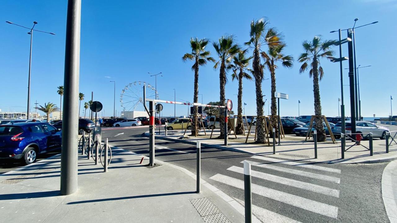 "Chill" Magnifique Vue Sur La Mer Et Le Port Au Coeur De La Ville En Premiere Ligne Canet-en-Roussillon Luaran gambar